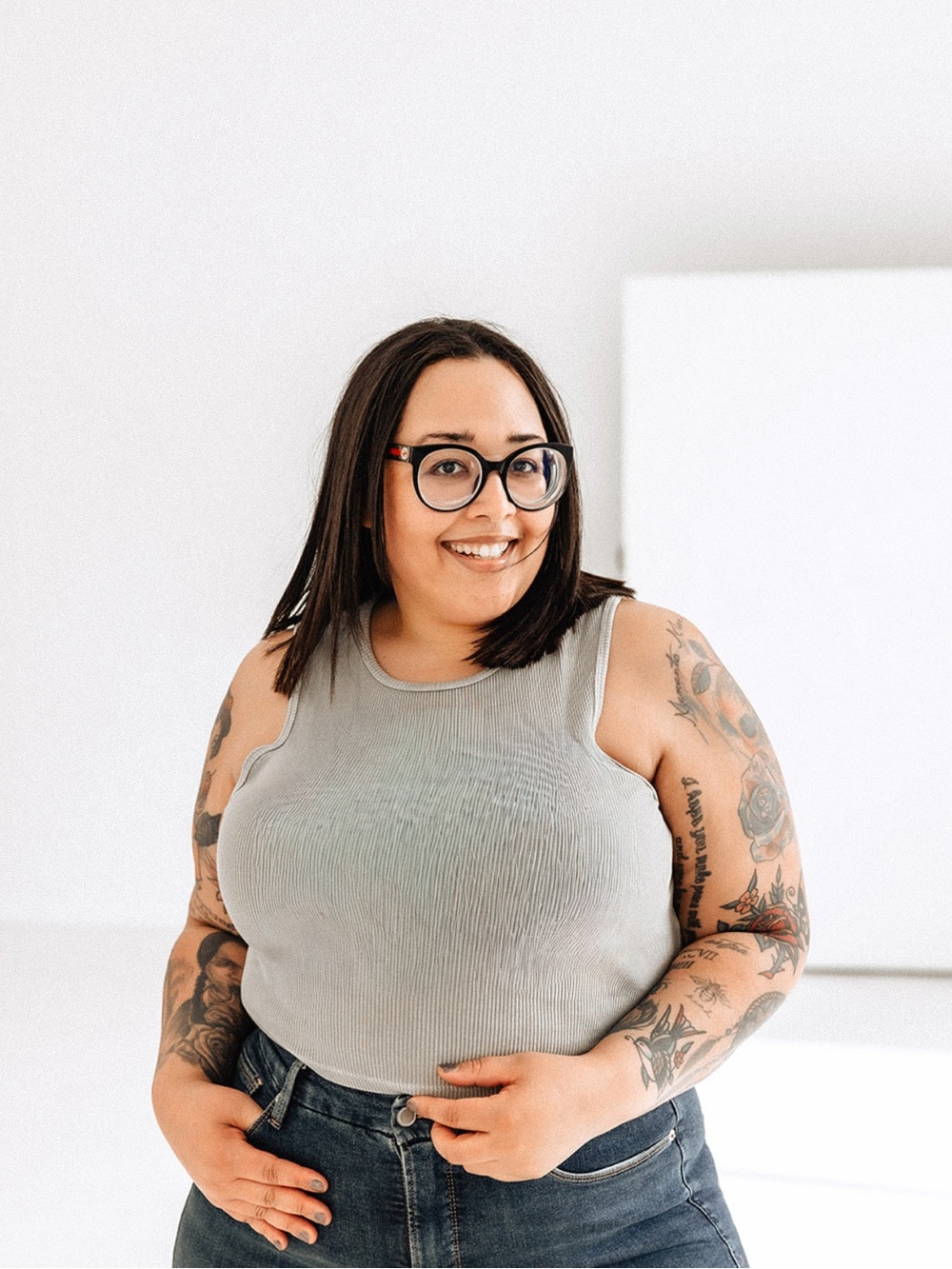 Agolde Ribbed Tank Top in Light Sage